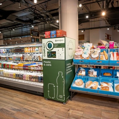 Envipco Compact inside a grocery store